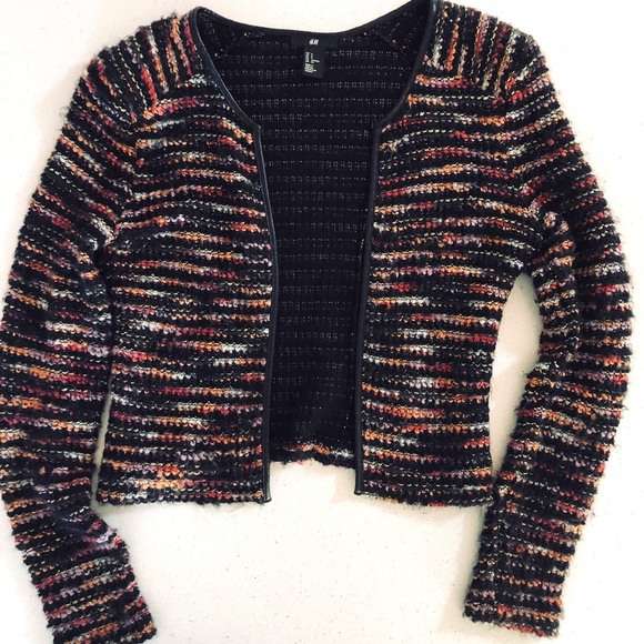 H&M Jackets & Blazers - H & M multi-colored tweed blazer